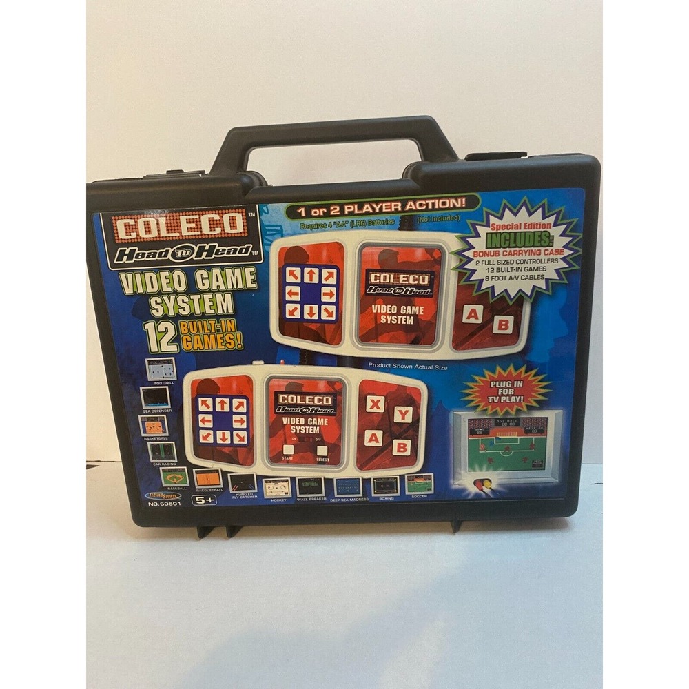 2005 Coleco Head to Head gaming system. 12 different games in original box WORKS
